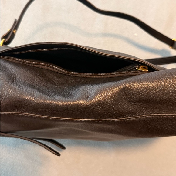 Fossil Black Leather Camilla Convertible Tote - Picture 4 of 10